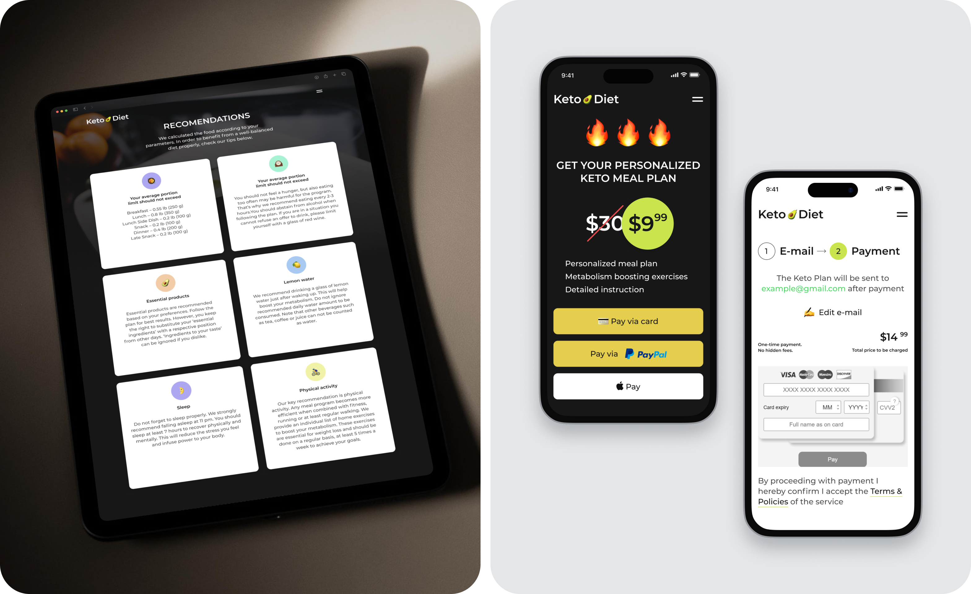 MVP development and evolution of a fully functional food tech product for the US market. - goodface.works