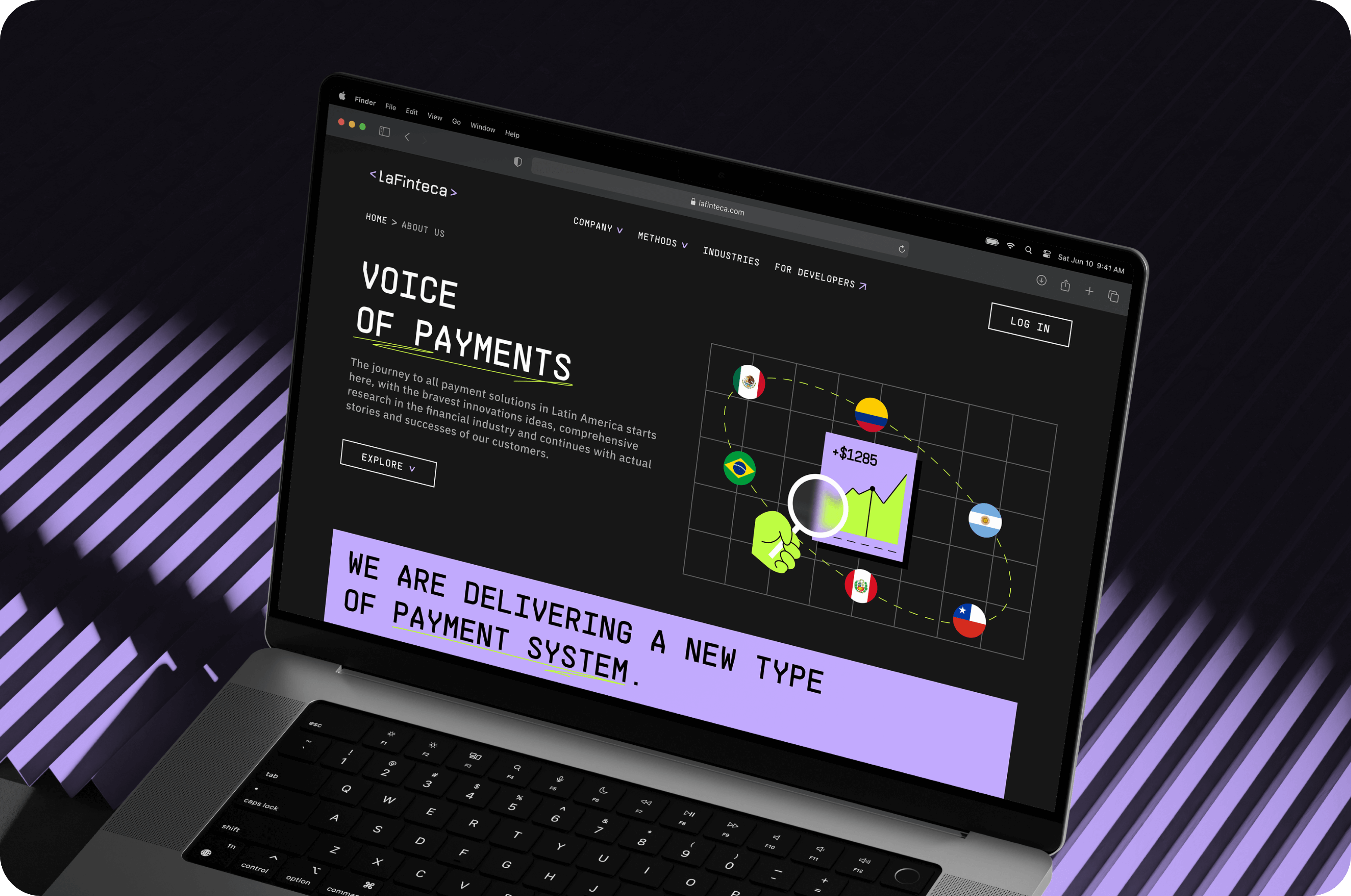 LaFinteca: Brand Identity design and Website Development for fintech company in LATAM – Goodface - goodface.works