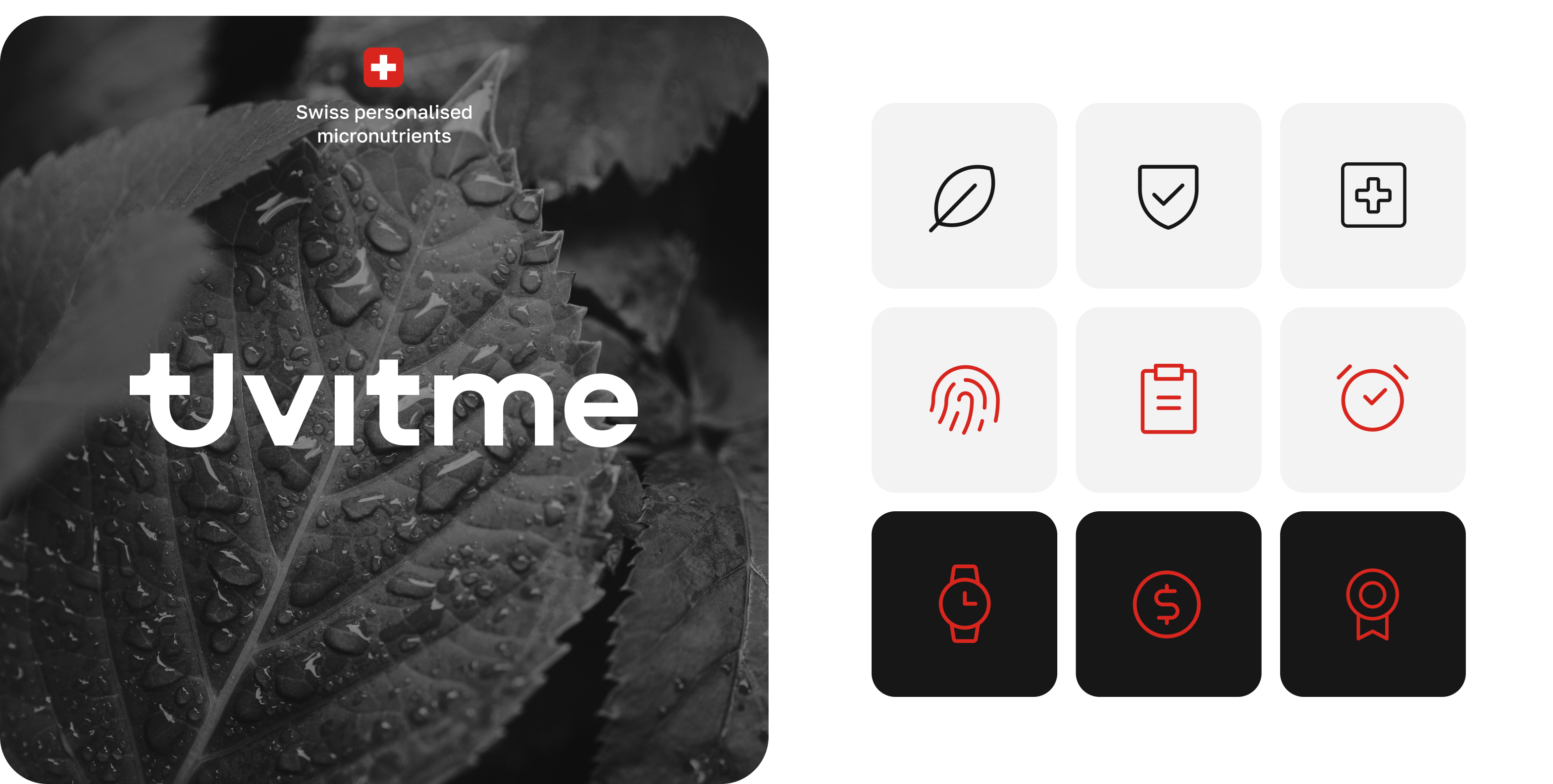 Розробка сайту, айдентики та упаковки для виробника індивідуальних вітамінних комплексів зі Швейцарії - goodface.works