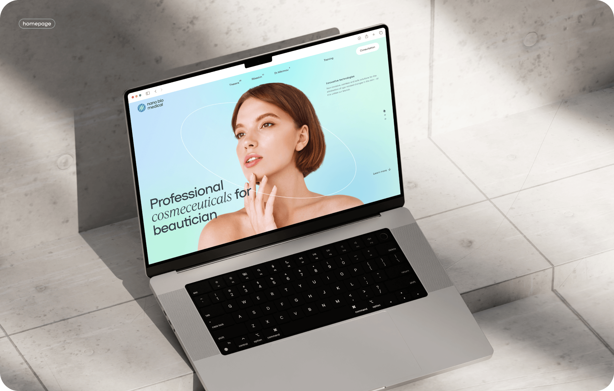 Website development, logo and brand identity creation for a Korean cosmetics retailer - goodface.works