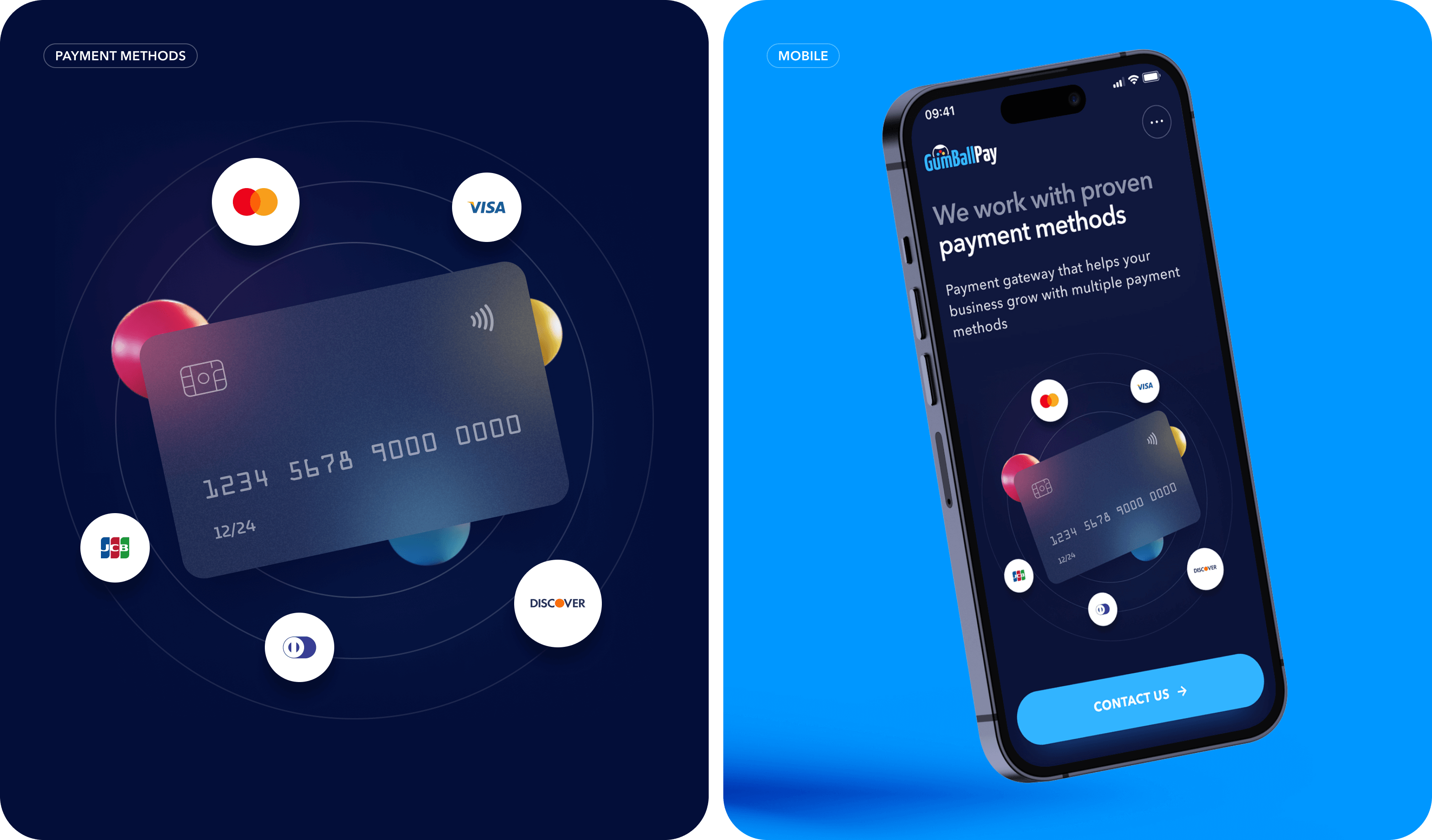 Gumballpay – redesign and development of corporate website for Fintech company - goodface.works