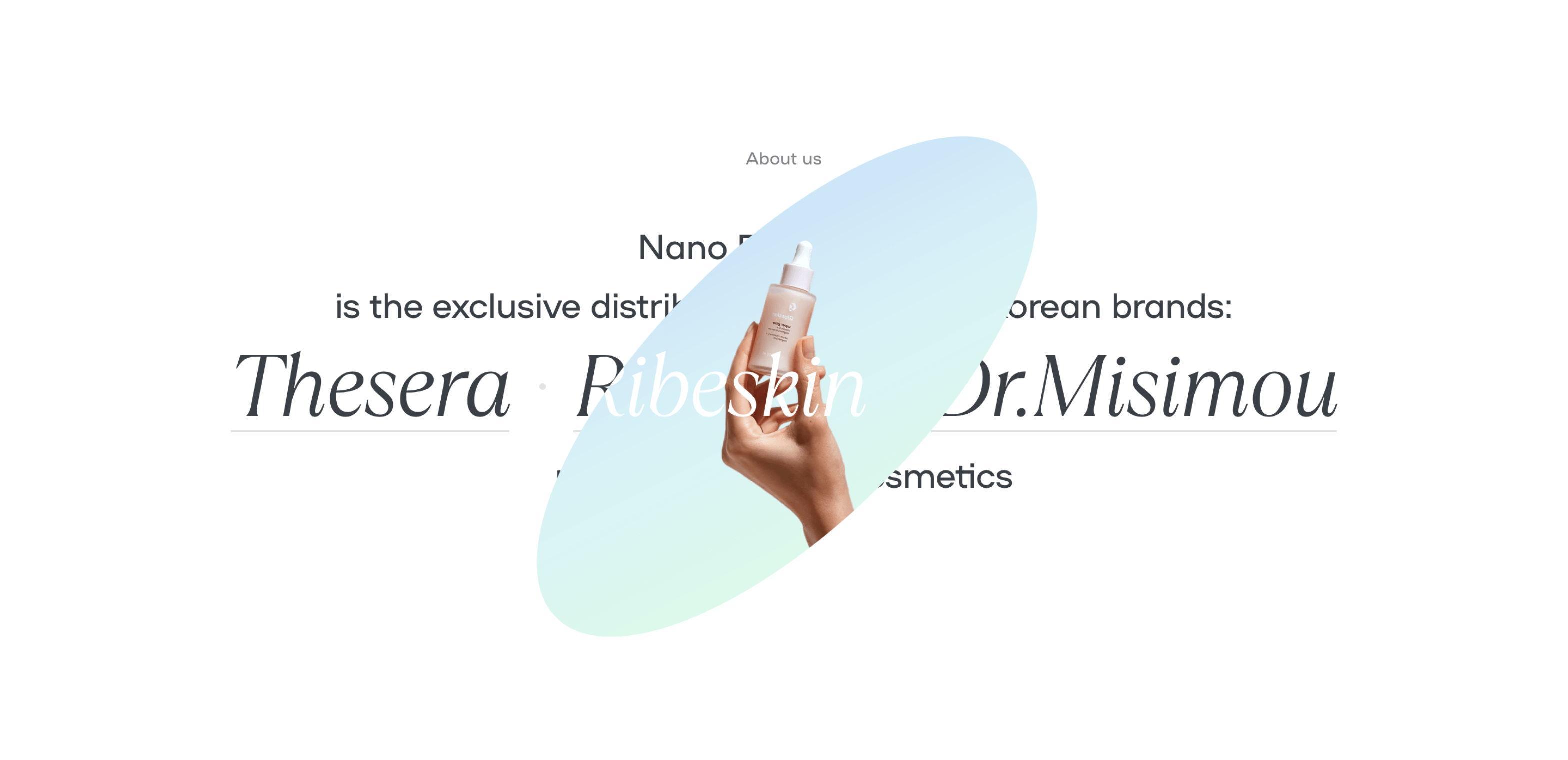 Website development, logo and brand identity creation for a Korean cosmetics retailer - goodface.works