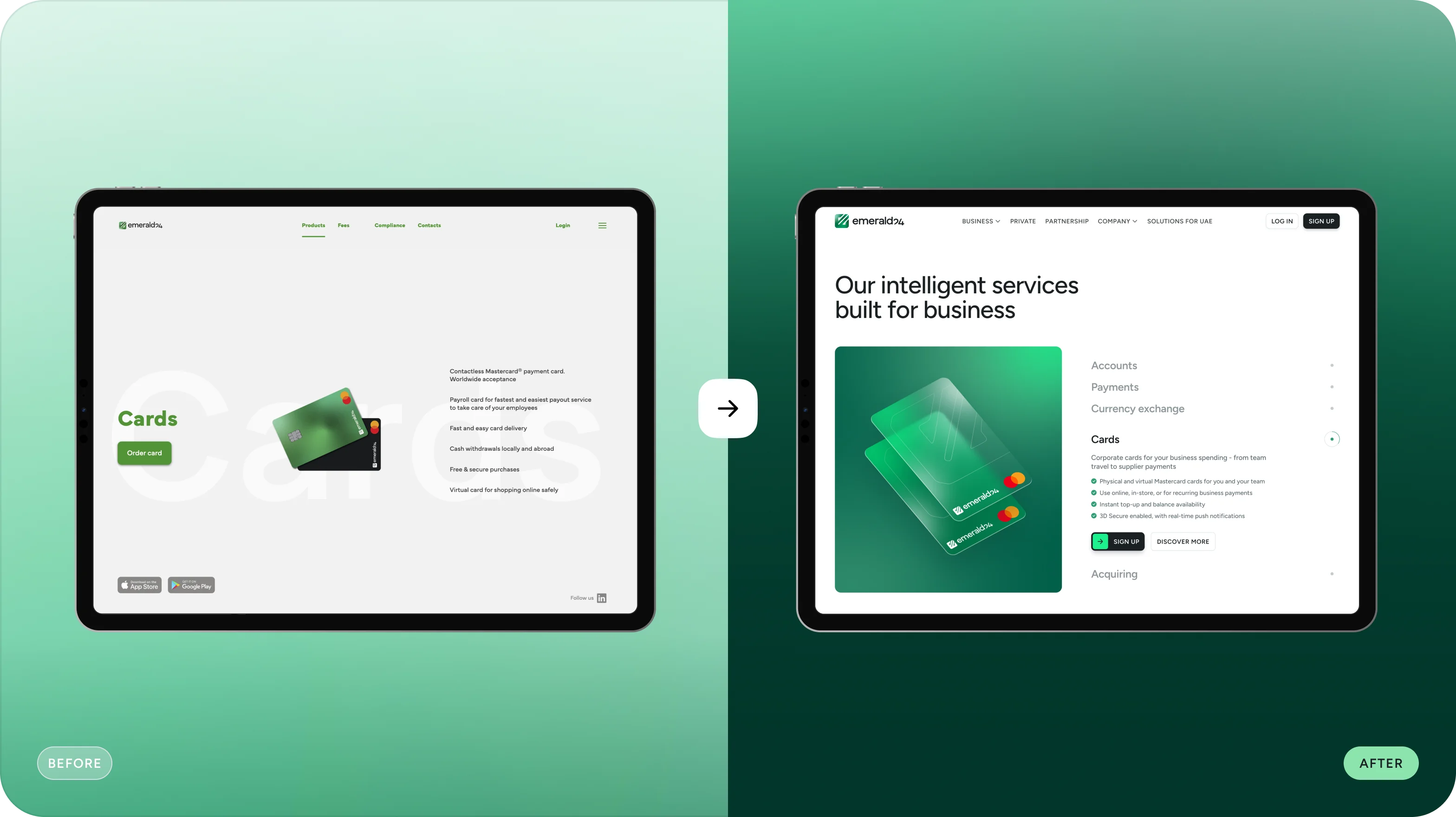Digital banking UX/UI design case study - goodface.works