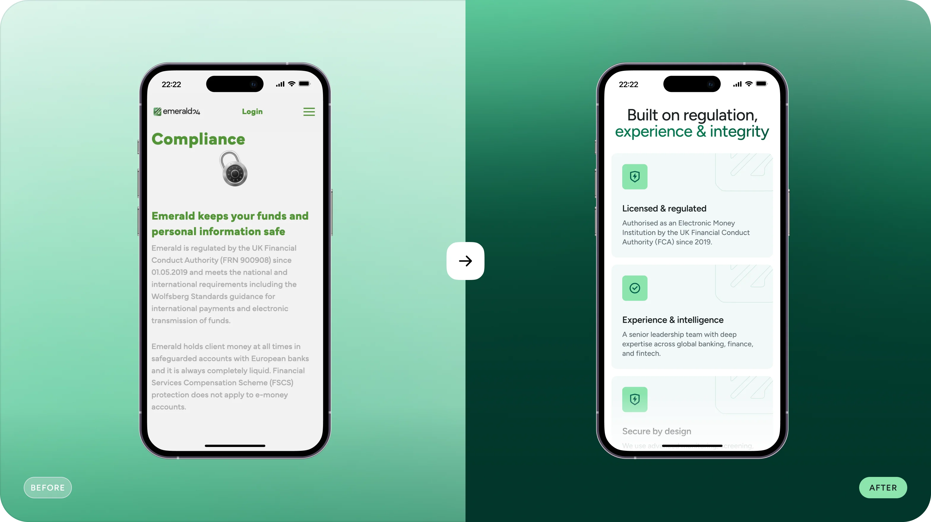 Digital banking UX/UI design case study - goodface.works