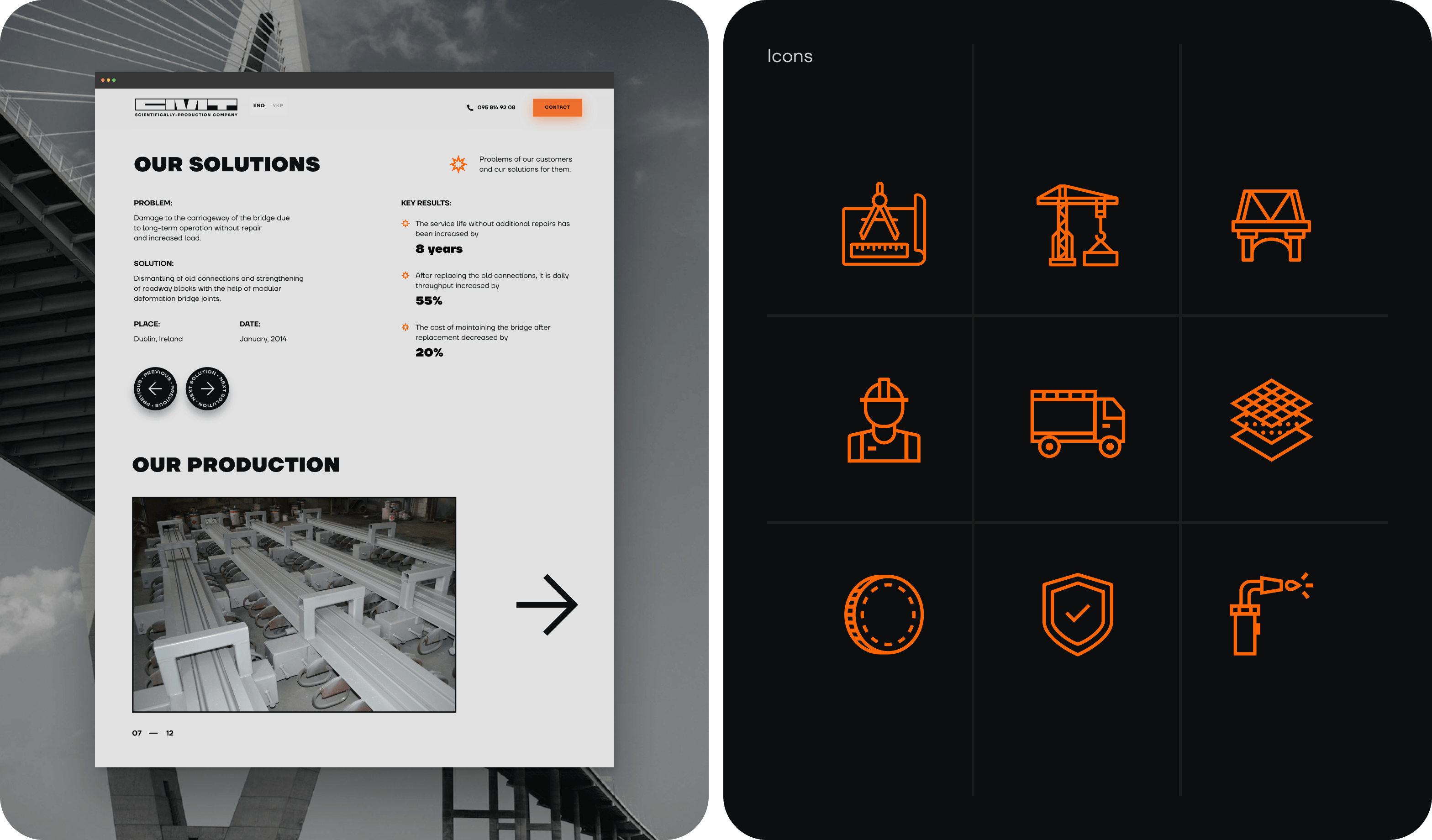 Website & Visual Identity Design for Bridge Equipment Manufacturer - goodface.works