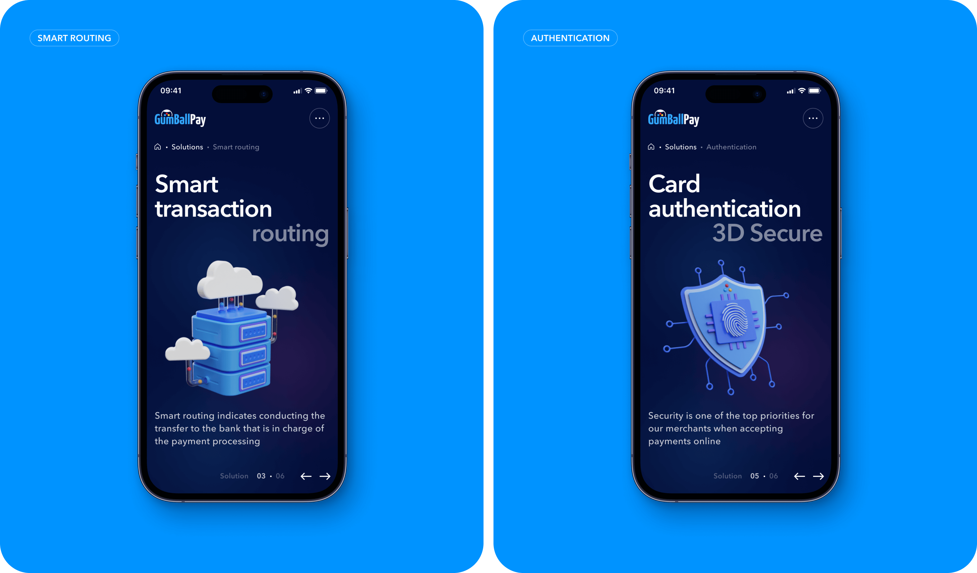 Gumballpay – redesign and development of corporate website for Fintech company - goodface.works