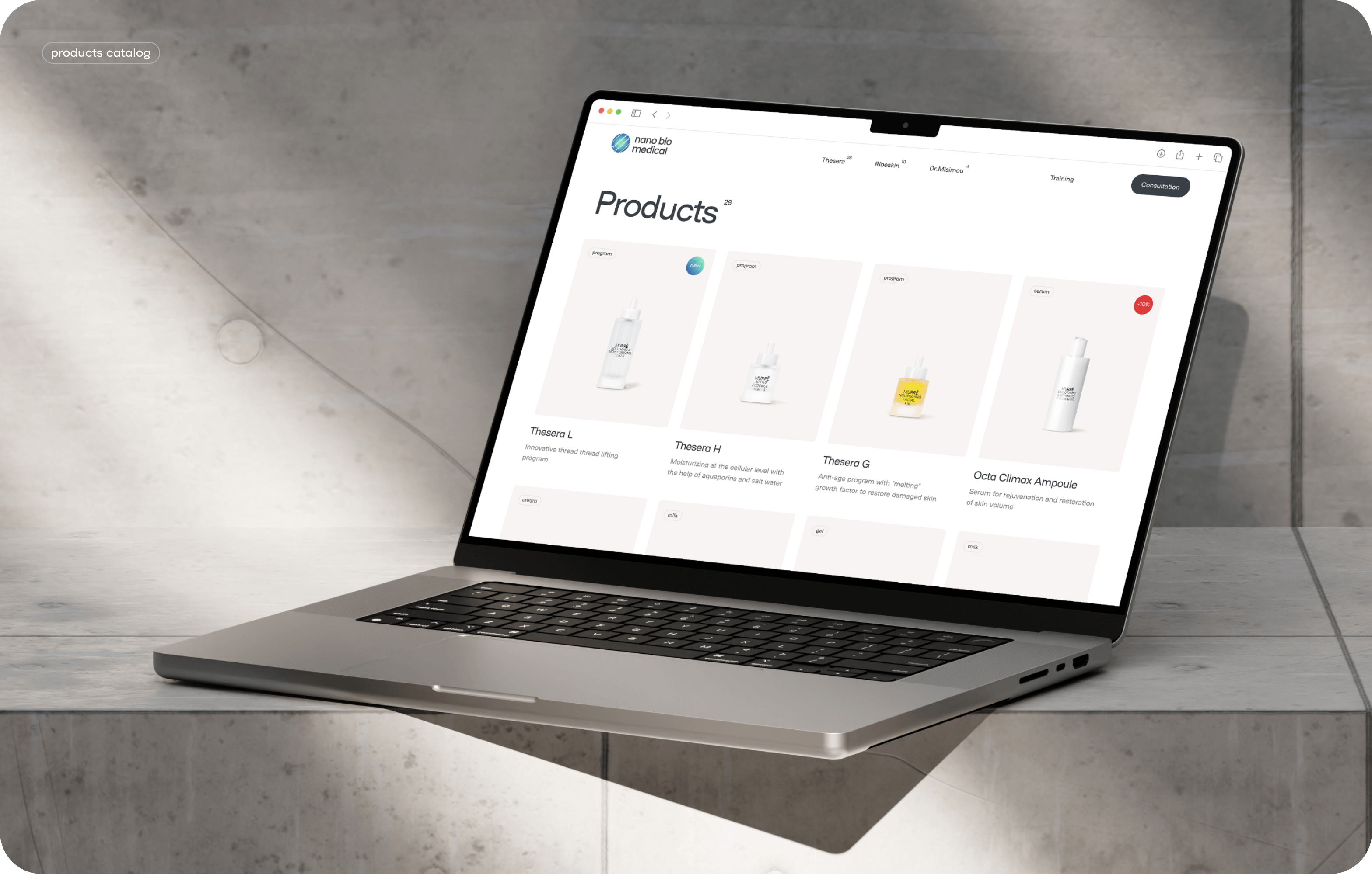 Website development, logo and brand identity creation for a Korean cosmetics retailer - goodface.works