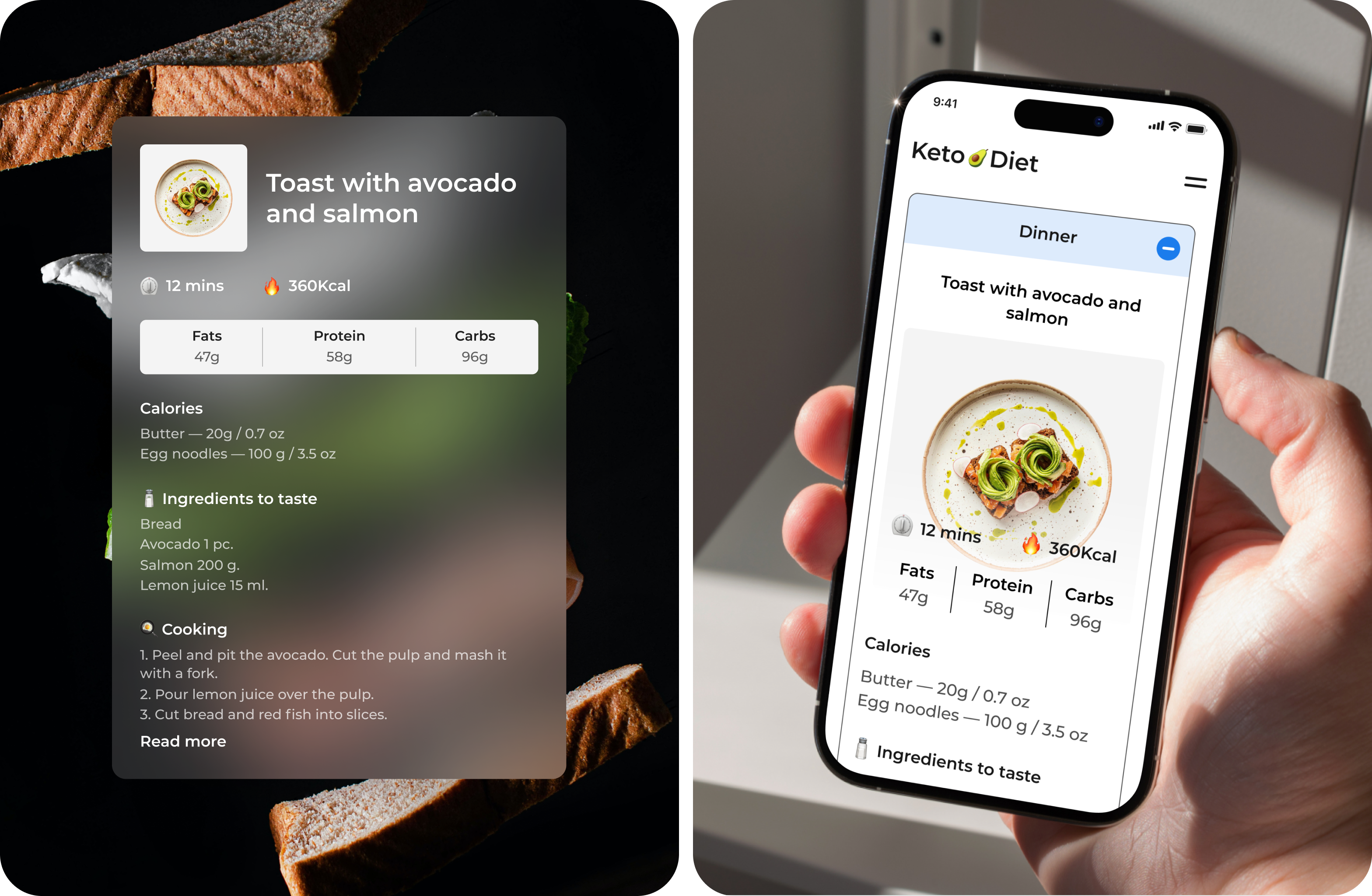 MVP development and evolution of a fully functional food tech product for the US market. - goodface.works