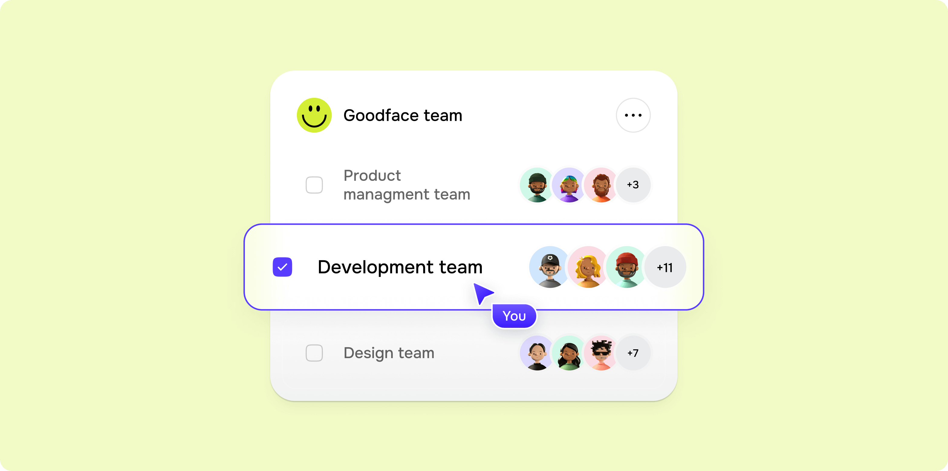 Dedicated Product Team  - goodface.works