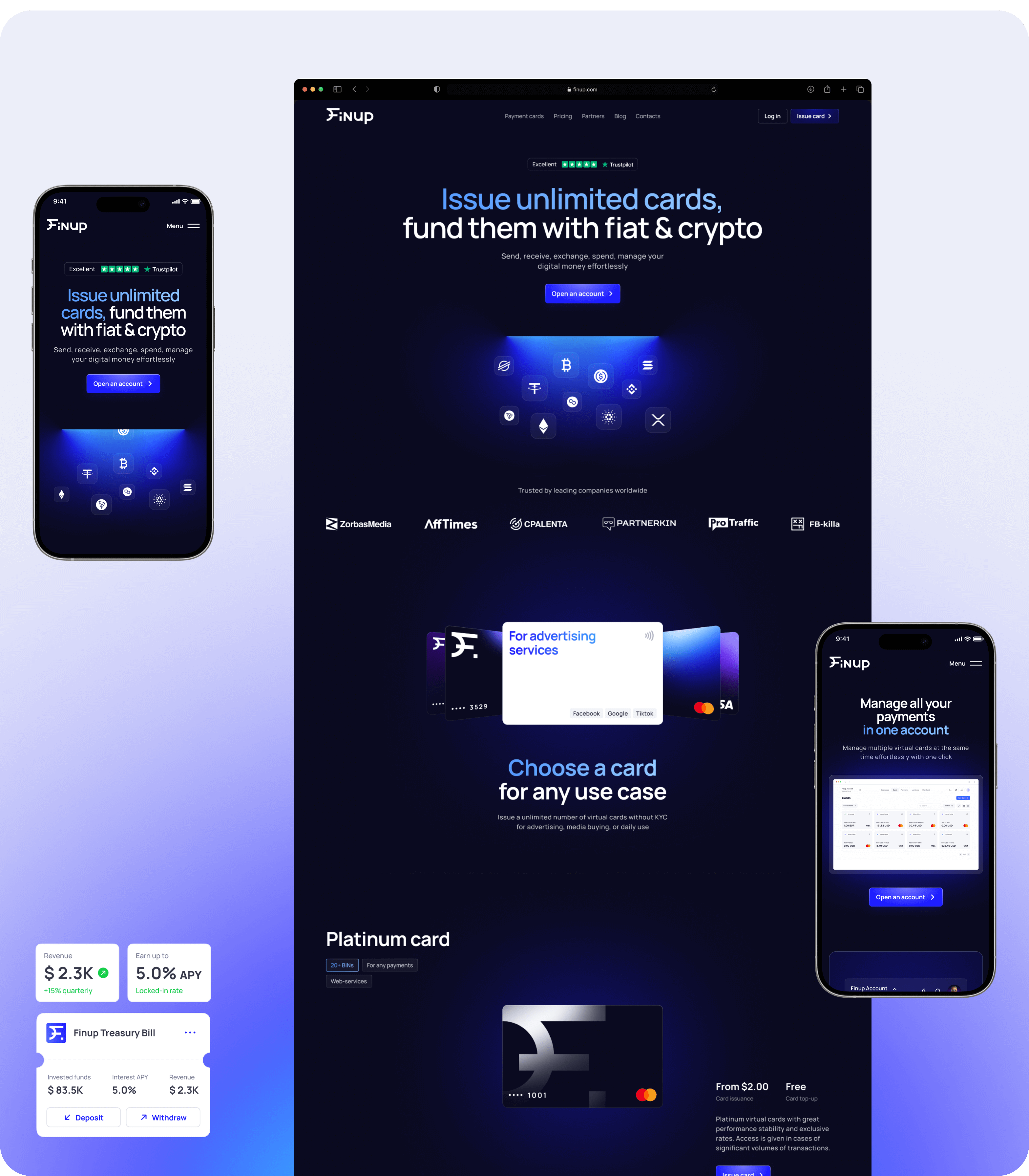 Finup rebranding: Website development, UX/UI design, brand identity design – Goodface - goodface.works