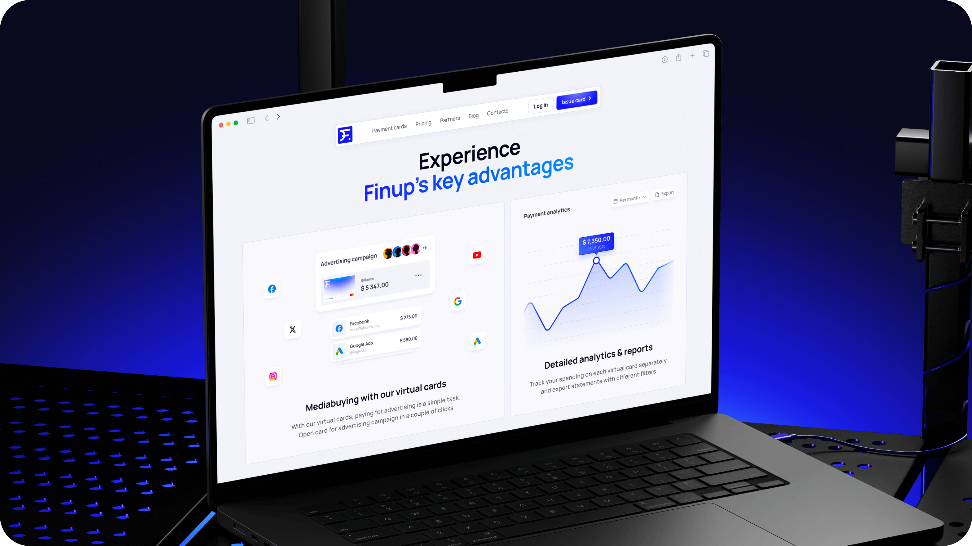 Finup rebranding: Website development, UX/UI design, brand identity design – Goodface - goodface.works