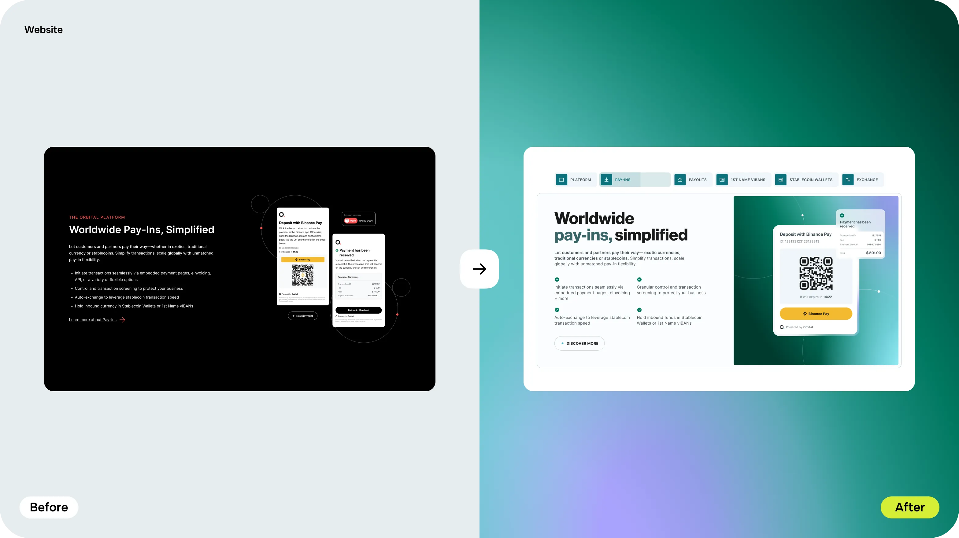 Brand Identity & Website Redesign for payments platform - goodface.works