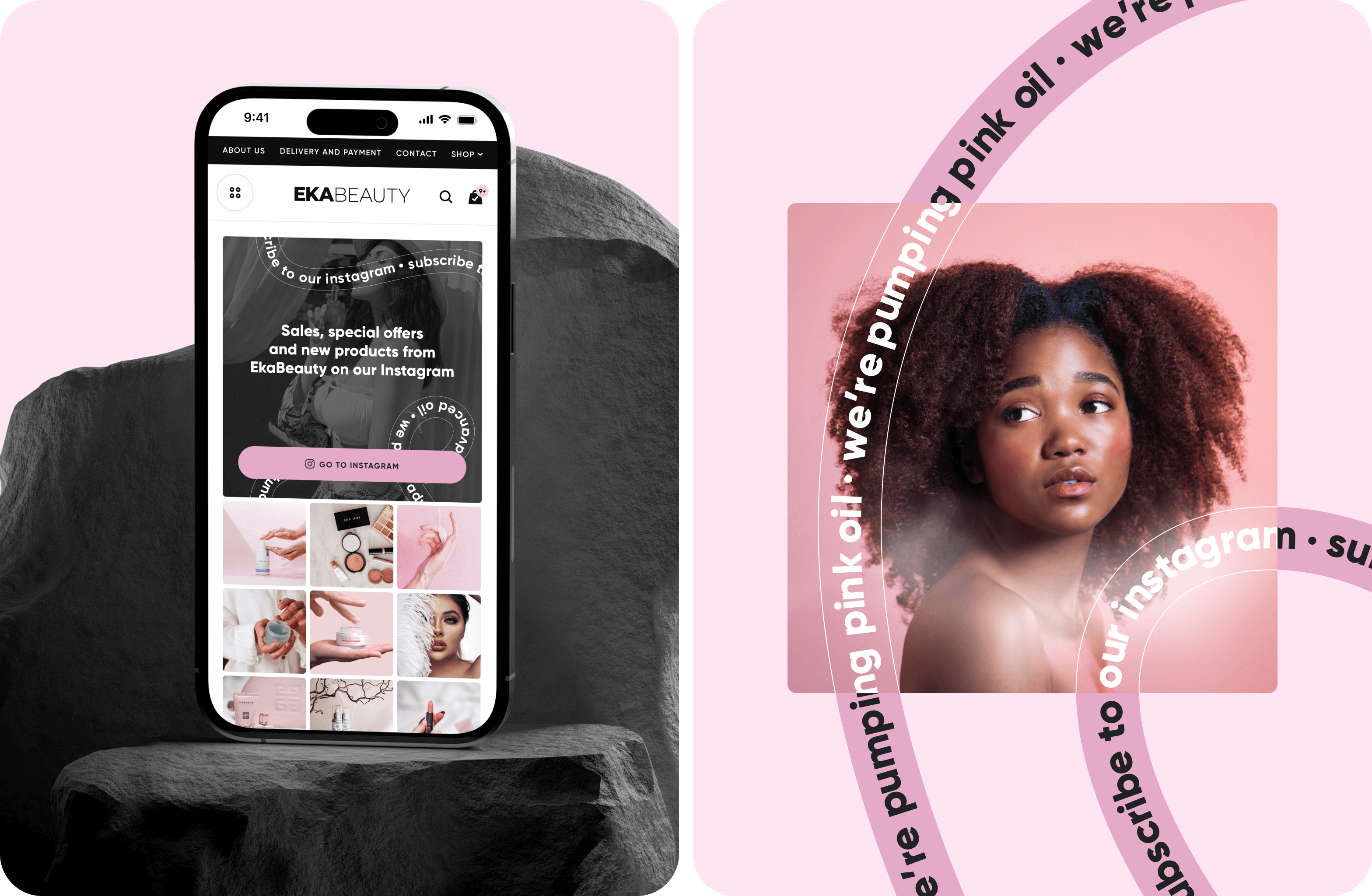 Online store design and development for cosmetics retailer - goodface.works