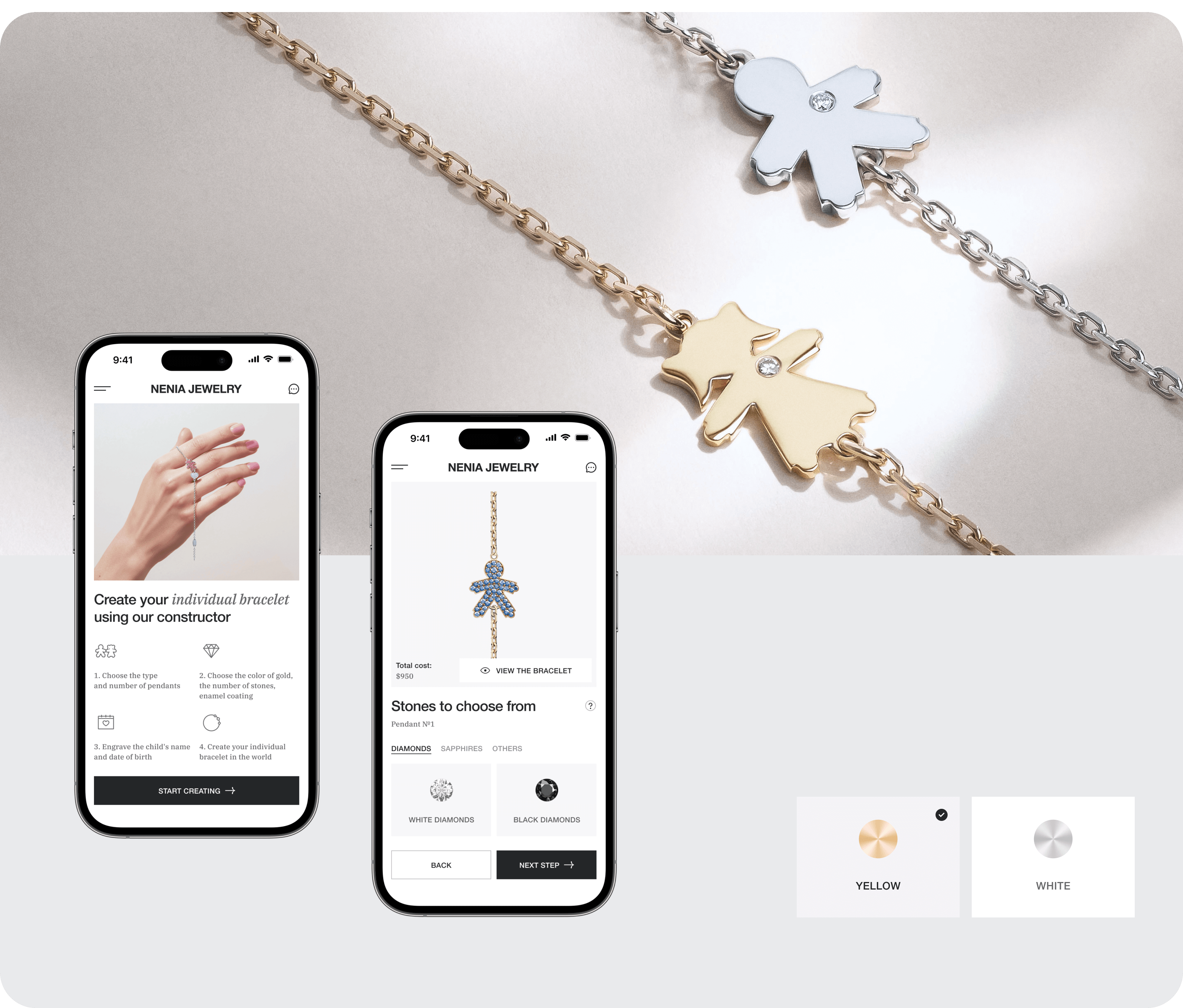 UX/UI дизайн та розробка сайту, бренд айдентика, та розробка конструктора прикрас - goodface.works