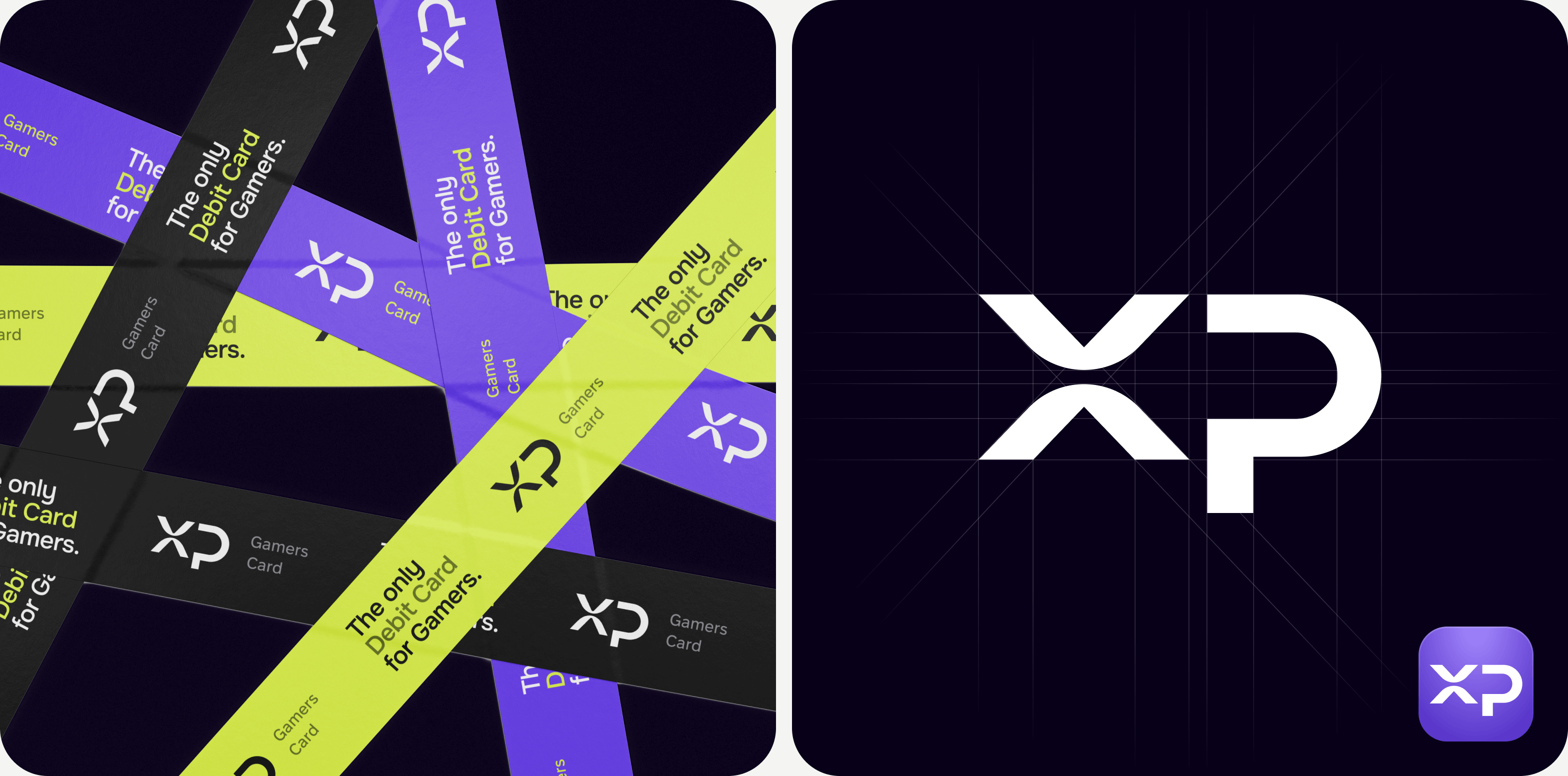 XP games card project: Logo & brand identity design, UX/UI design and website development for a fintech startup in the esports industry – Goodface agency  - goodface.works