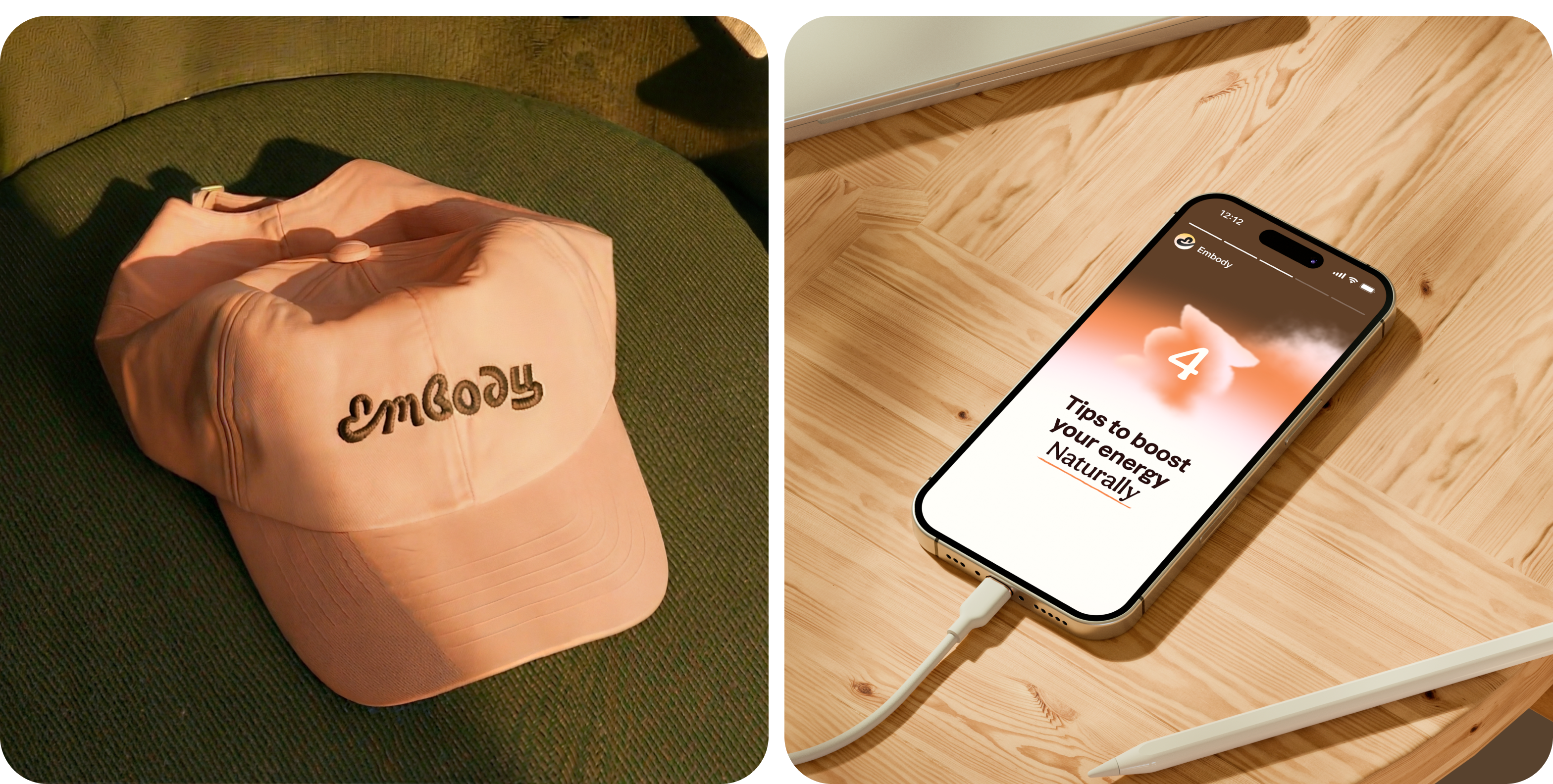 Embody: wellness app branding & product design – Goodface - goodface.works