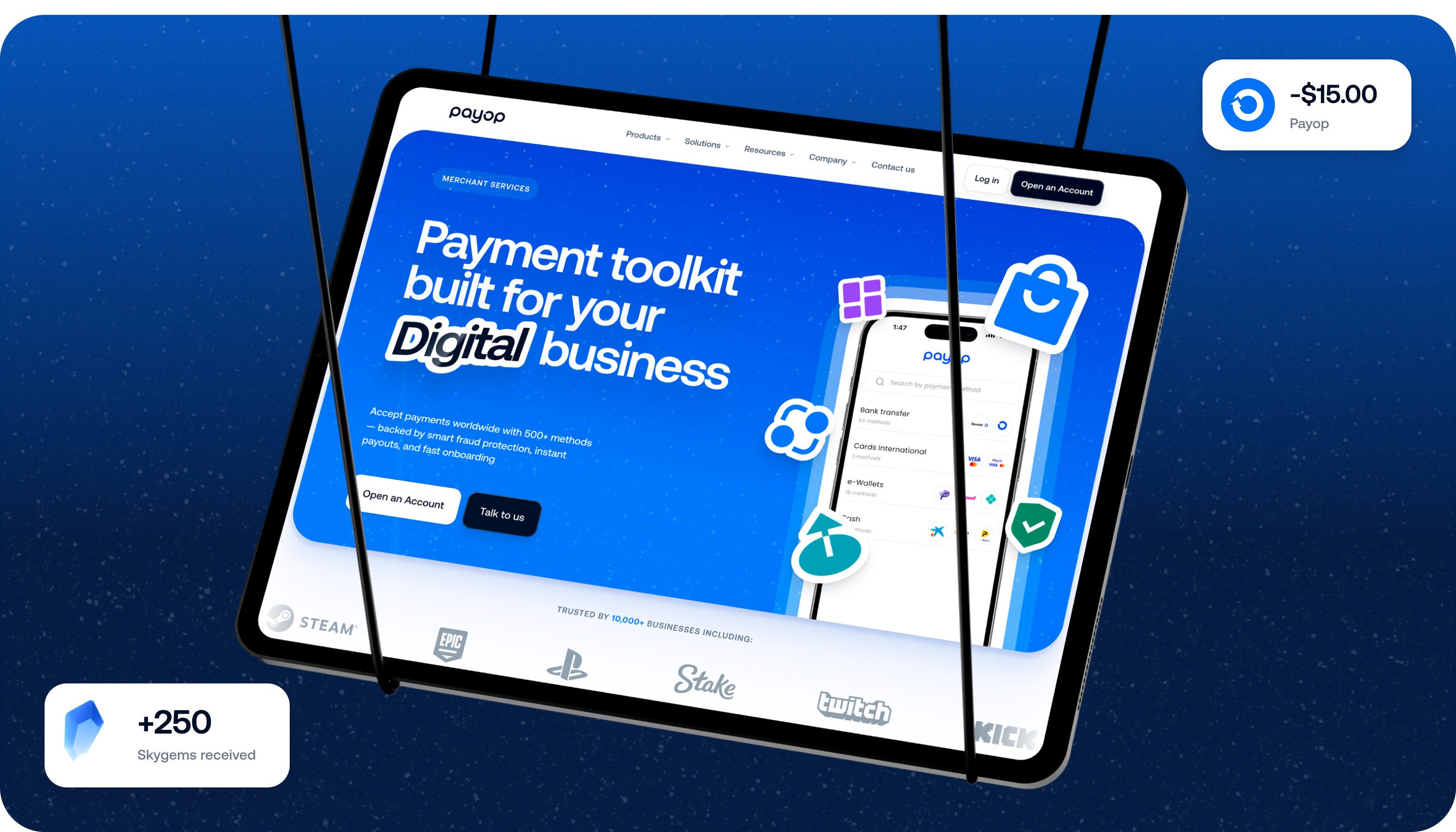 Payop: FinTech Website redesign & UX/UI design  – Goodface - goodface.works