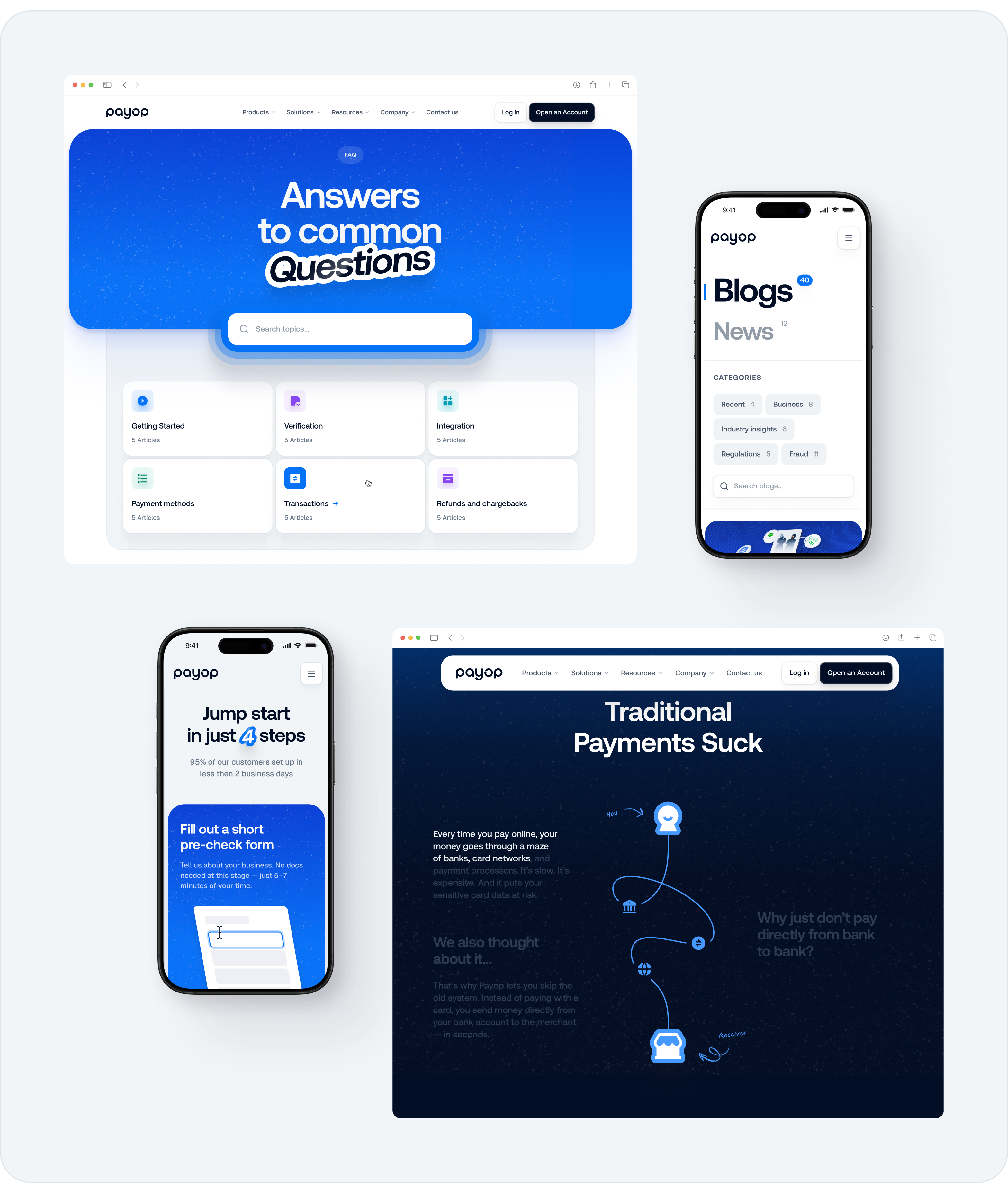 Payop: FinTech Website redesign & UX/UI design  – Goodface - goodface.works