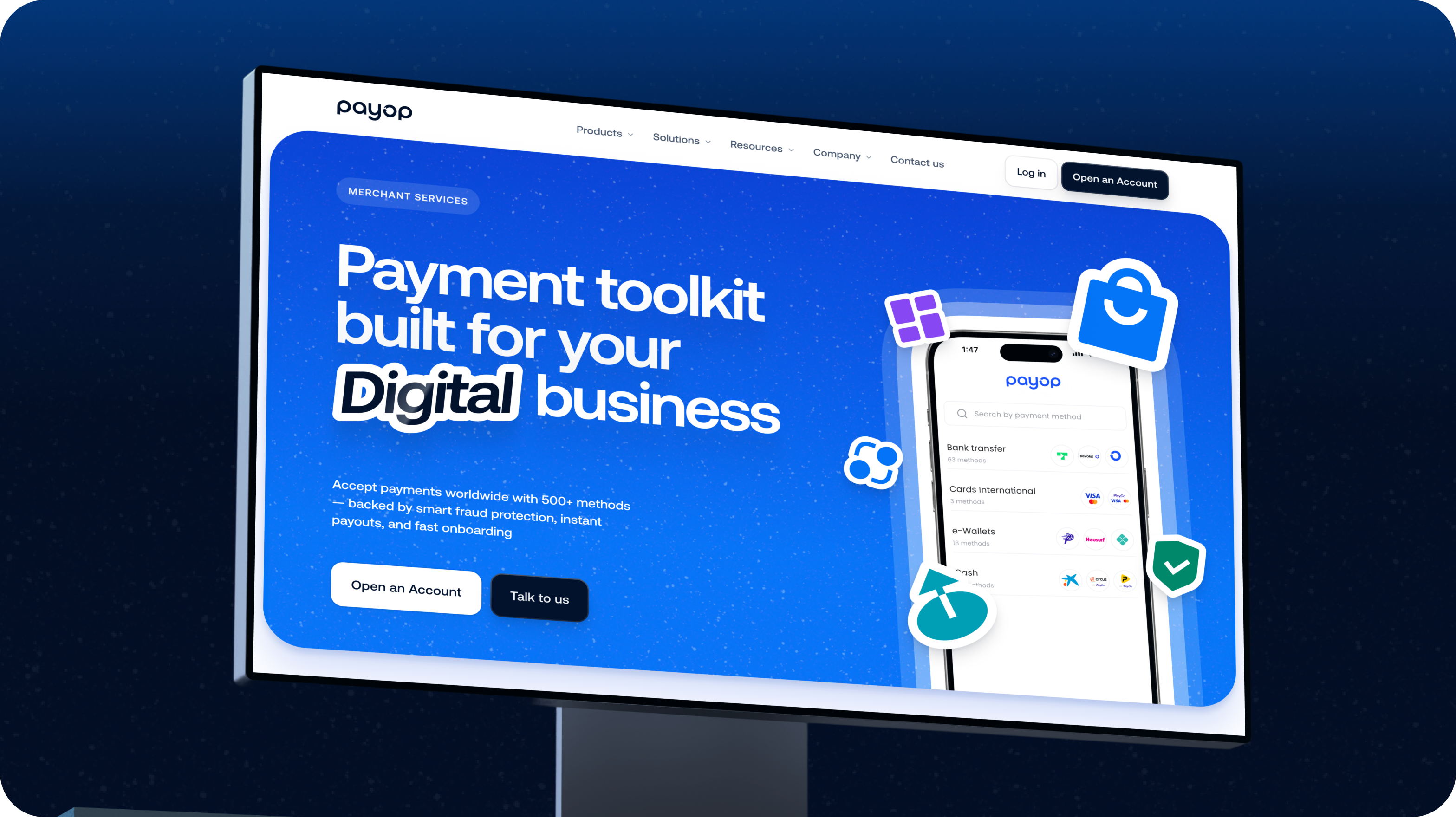 Payop: FinTech Website redesign & UX/UI design  – Goodface - goodface.works