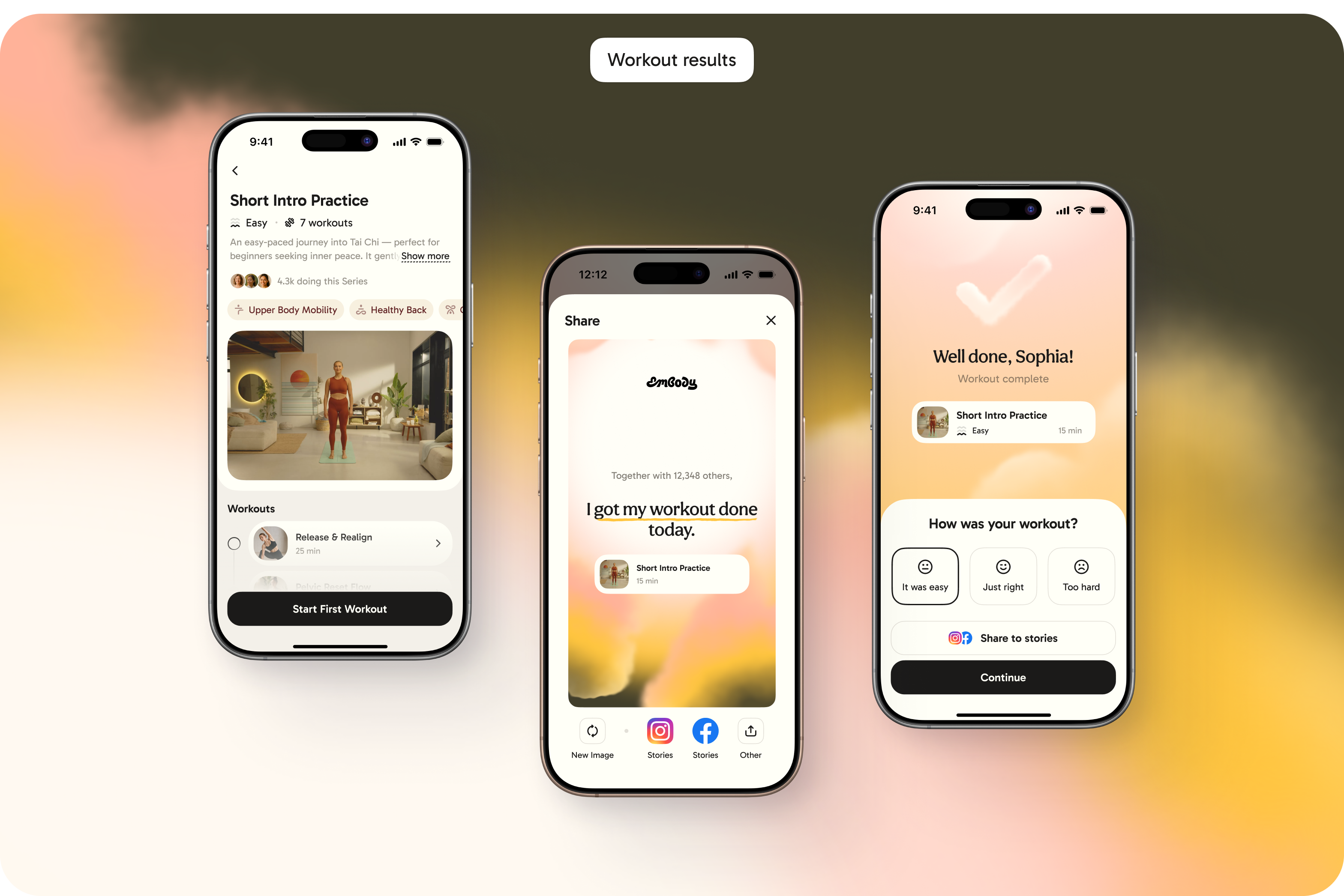 Embody: wellness app branding & product design – Goodface - goodface.works