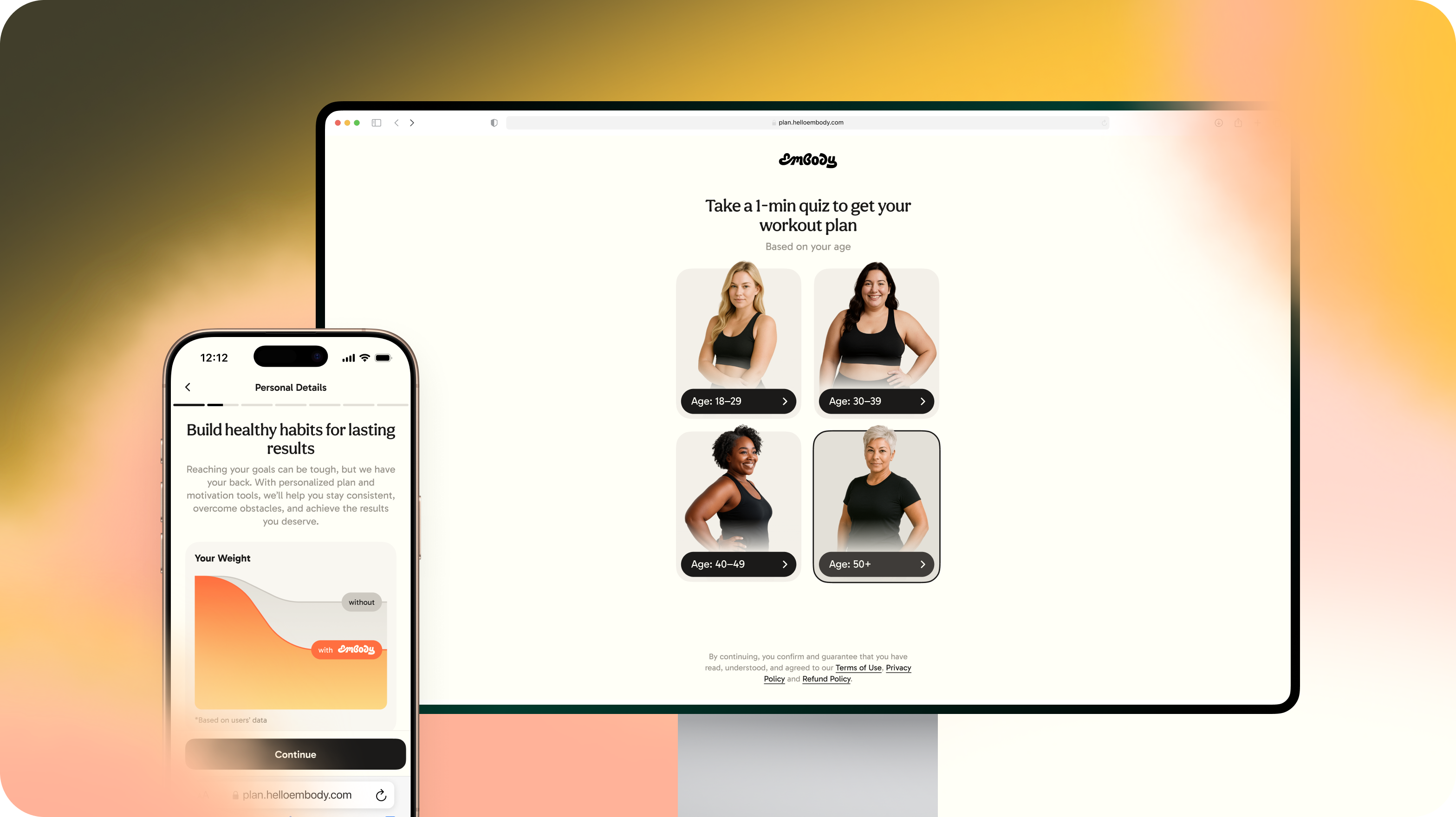 Embody: wellness app branding & product design – Goodface - goodface.works